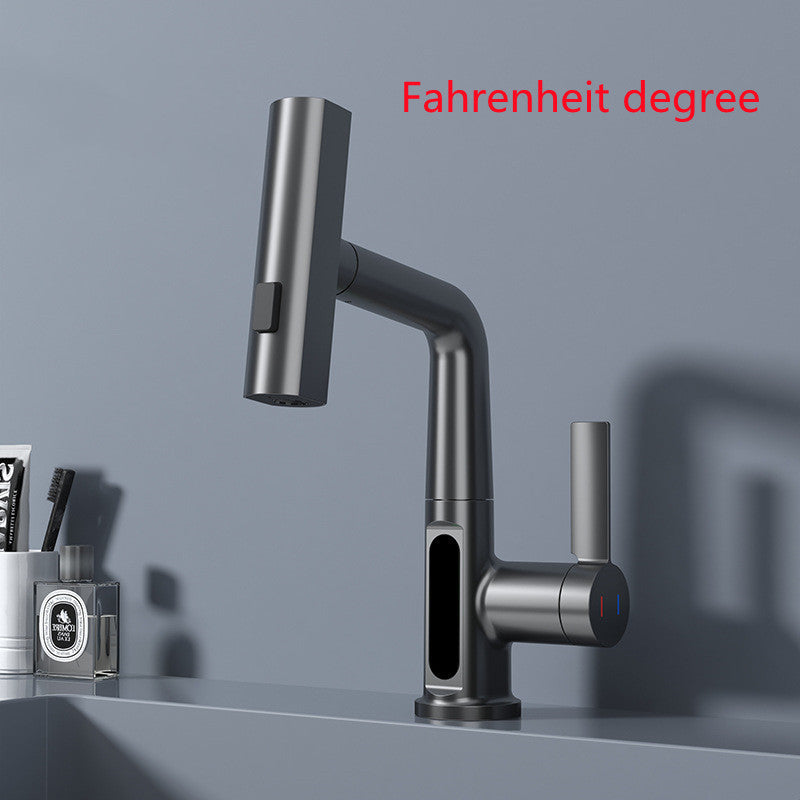 Grifo Inteligente con Pantalla Digital y Cabezal Extraíble – Tecnología y Elegancia en un Solo Producto