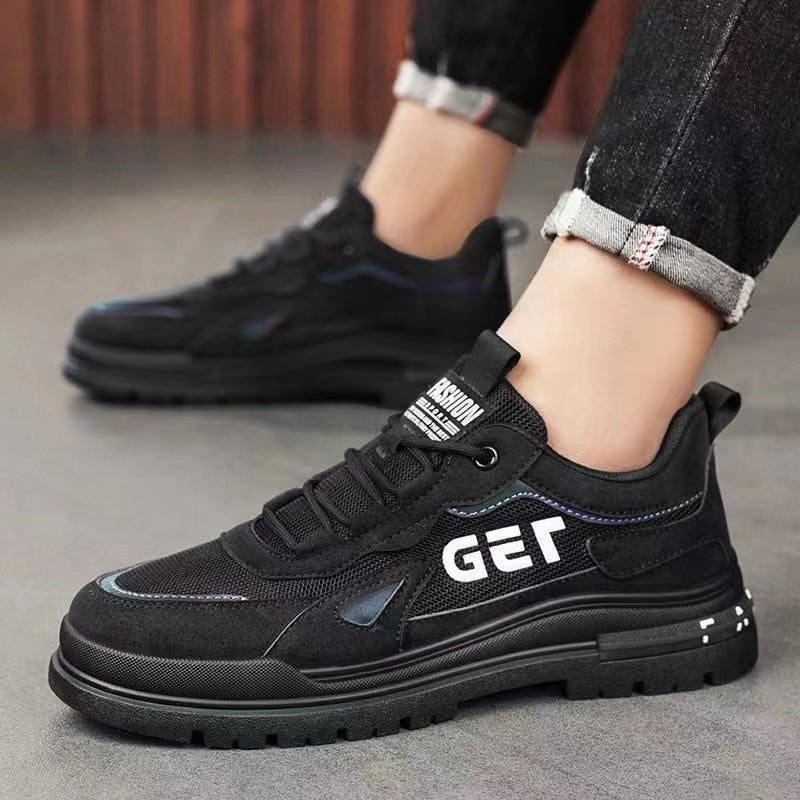 Zapatos de Seguridad para Hombre con Suela Suave y Transpirable